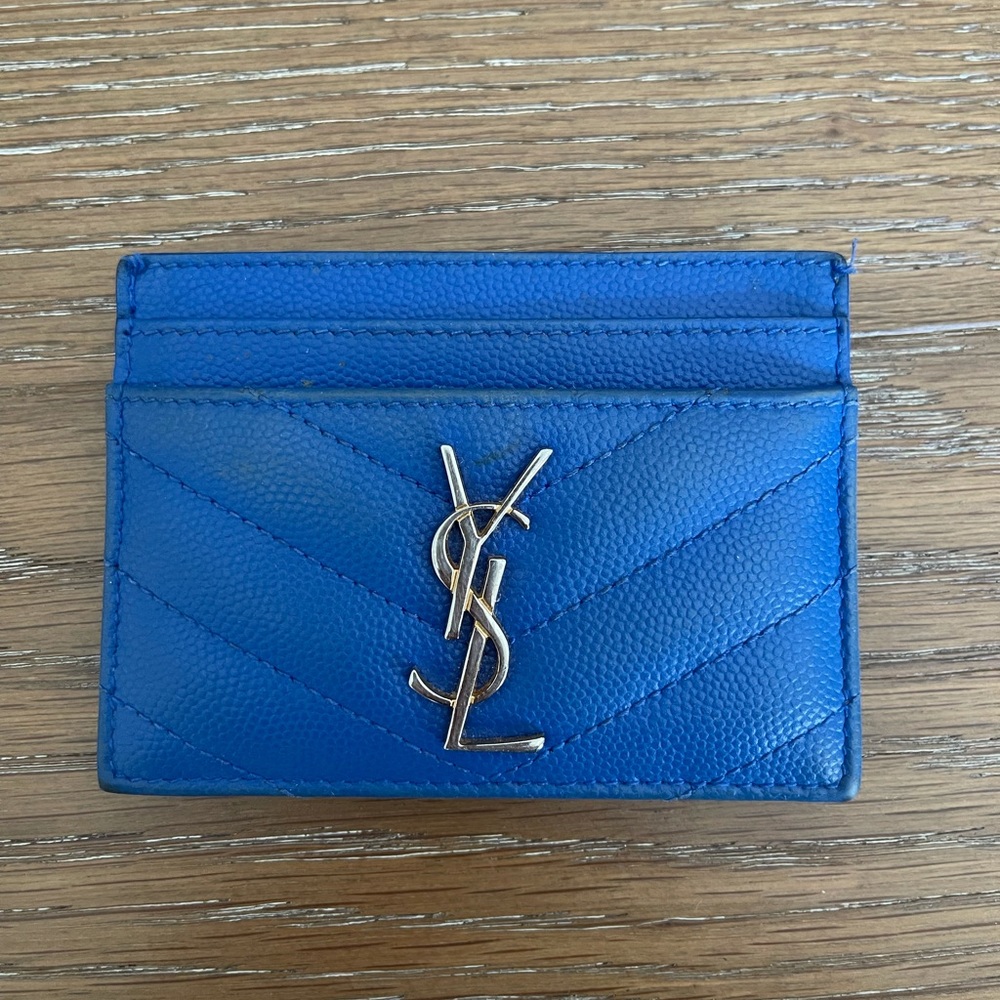 YSL MONOGRAM CARD CASE